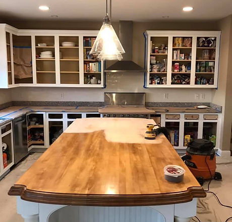 Kitchen restoration by Charter Painting & Restoration