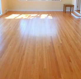 Hardwood floor refinishing