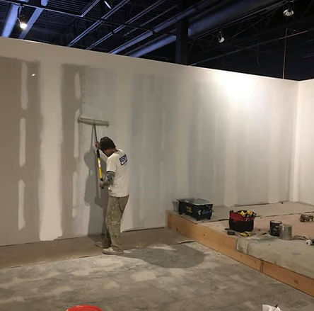 Charter Painting crew completing a residential painting project